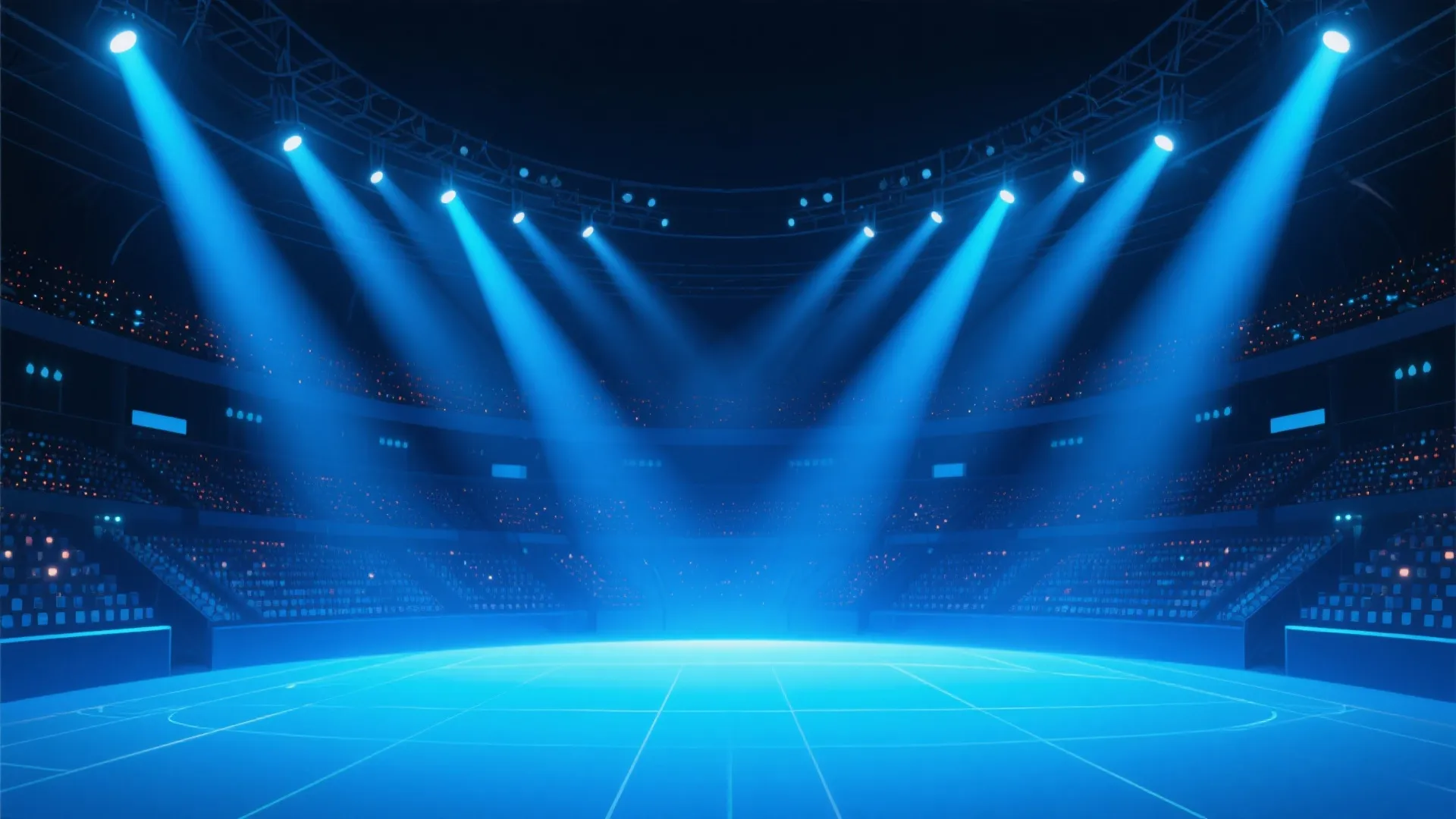 体育场灯光背景